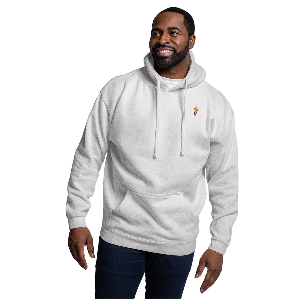  Arizona State Sun Devils League Collegiate Wear Essentials 2.0 Fleece Pullover Hoodie - Heather Gray